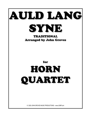 Book cover for Auld Lang Syne - French Horn Quartet