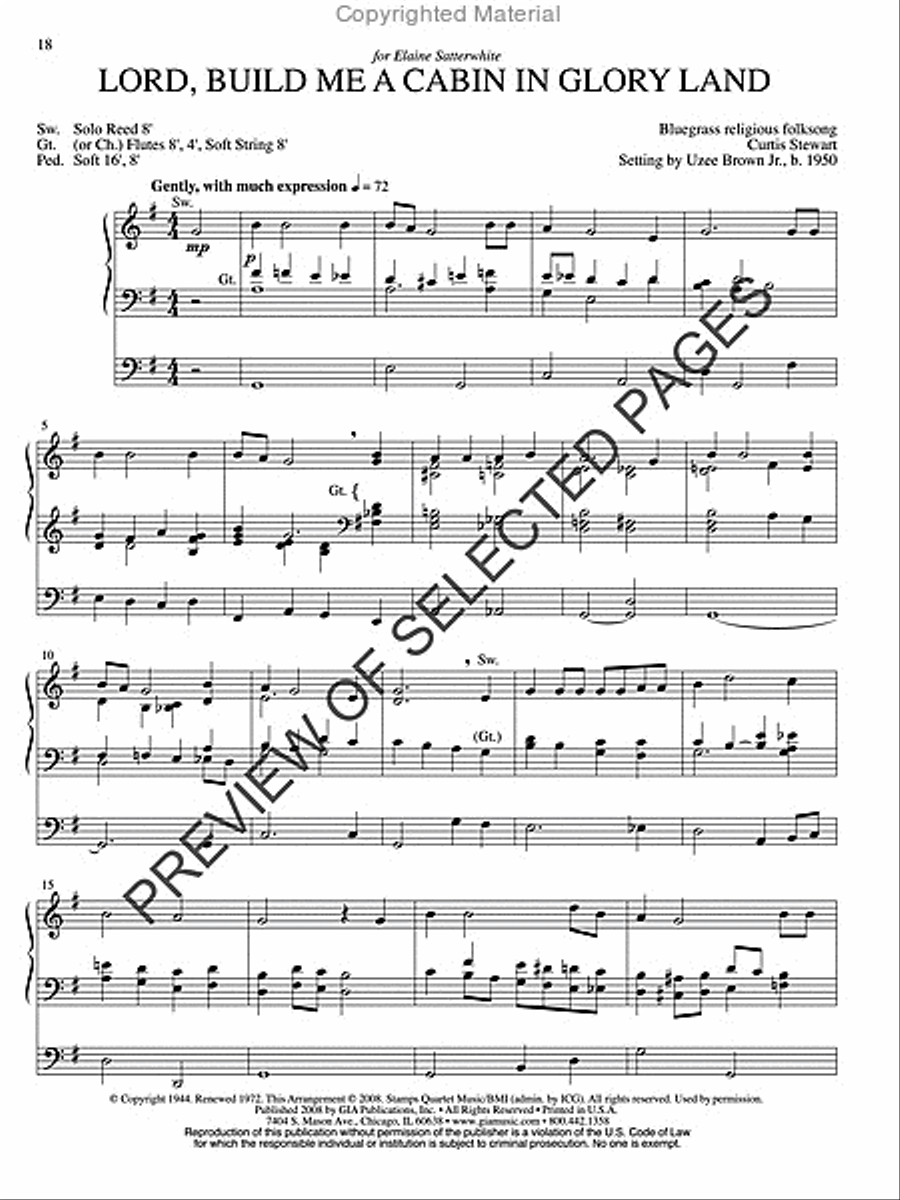 King of Kings - Volume 1 Organ scores gallery preview page 8