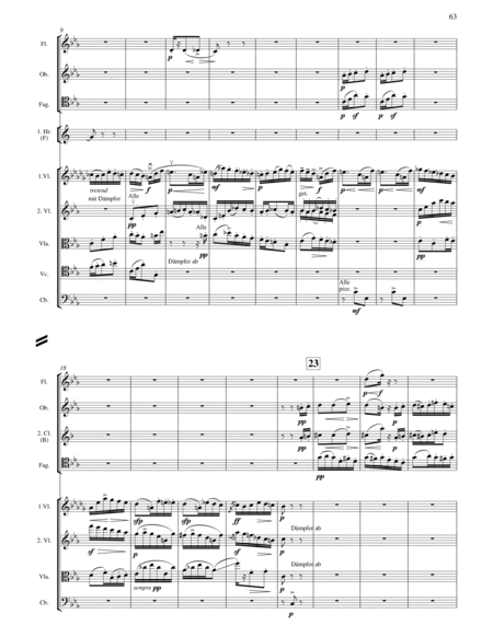 Mahler (arr. Lee): Symphony No. 4 in G Major 2nd movement, Full Score image number null