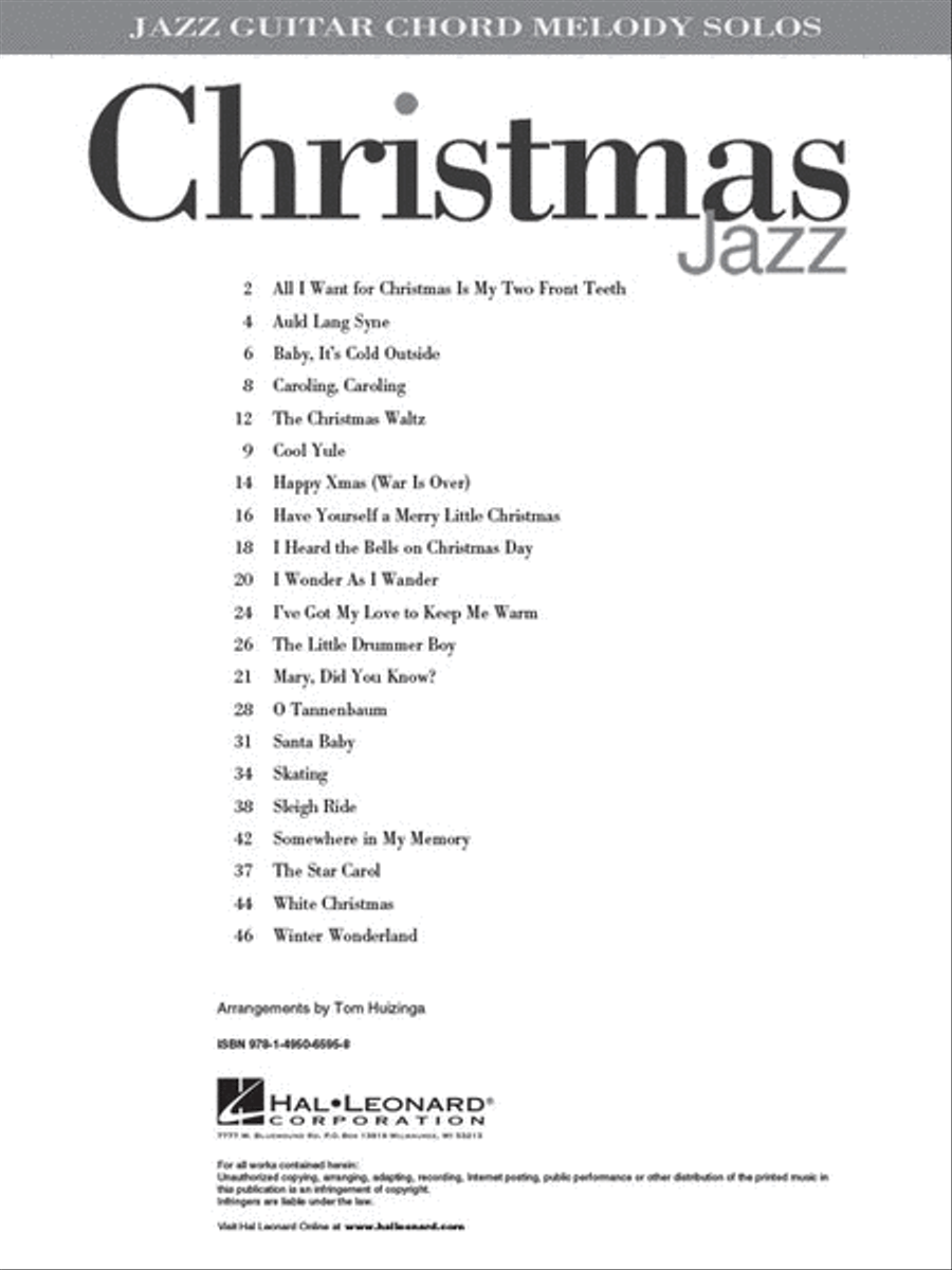Christmas Jazz Electric Guitar scores gallery preview page 2