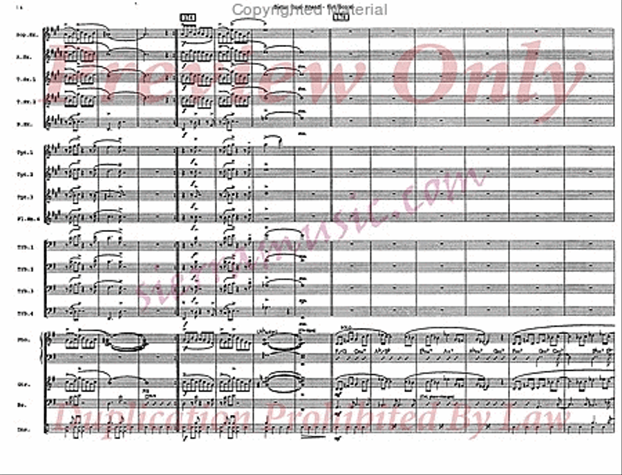 Better Days Ahead Big Band scores gallery preview page 15