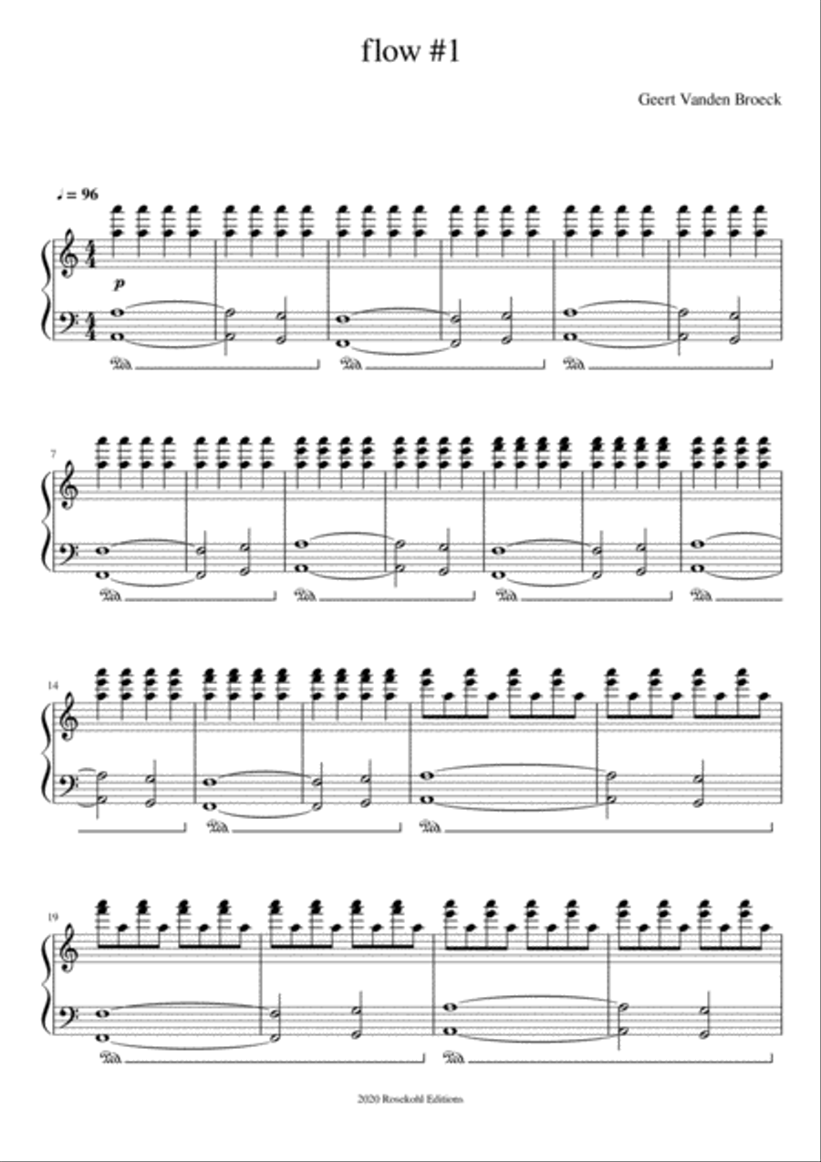 flow #1 Piano Solo scores gallery preview page 1