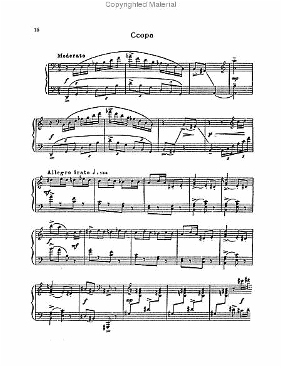 Six (6) Pieces From “Cinderella”, Op. 102 Piano Solo scores gallery preview page 4