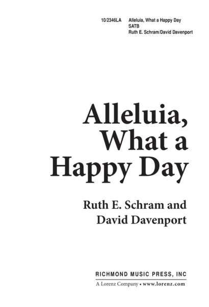 Alleluia, What a Happy Day image number null