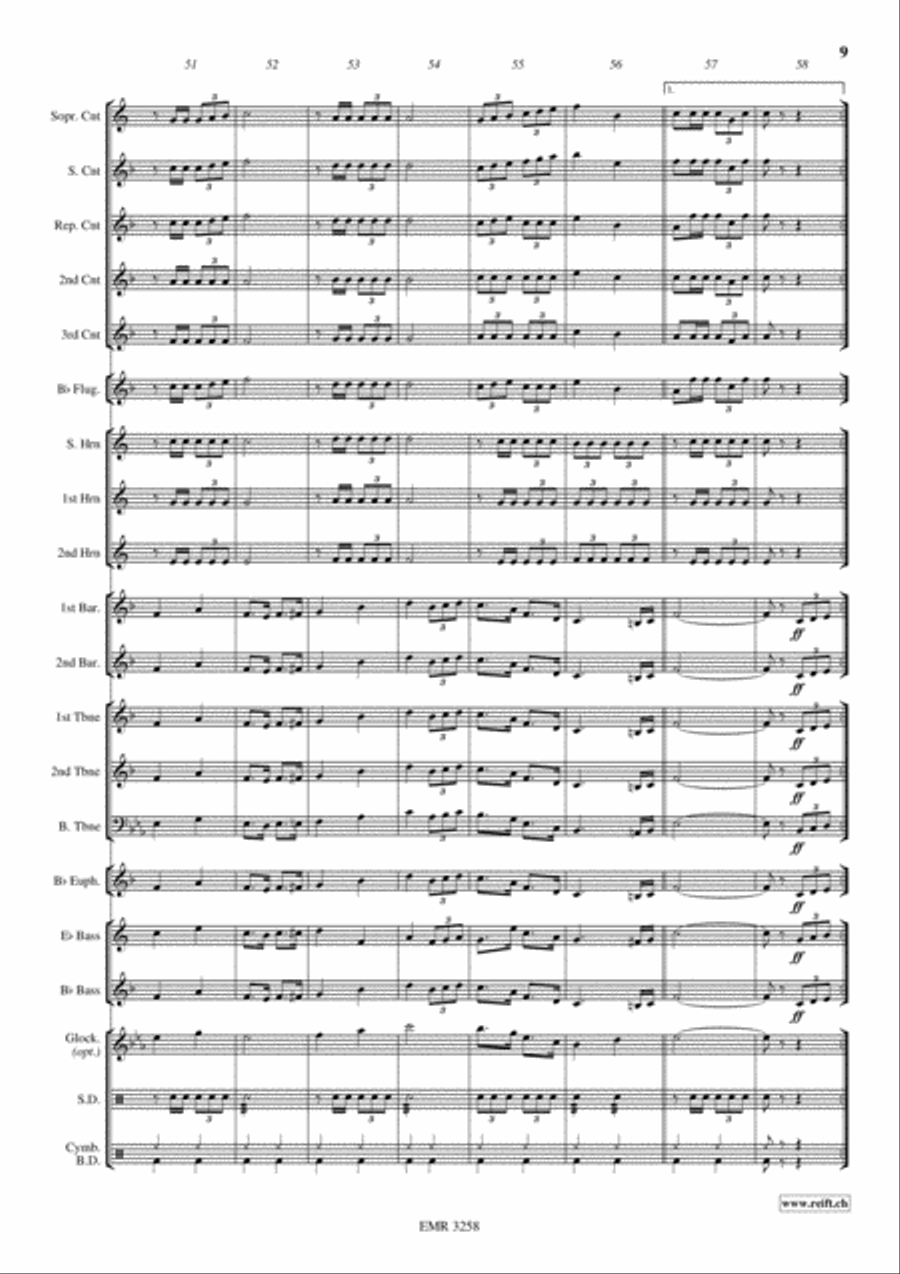 Rainbows Brass Band scores gallery preview page 10