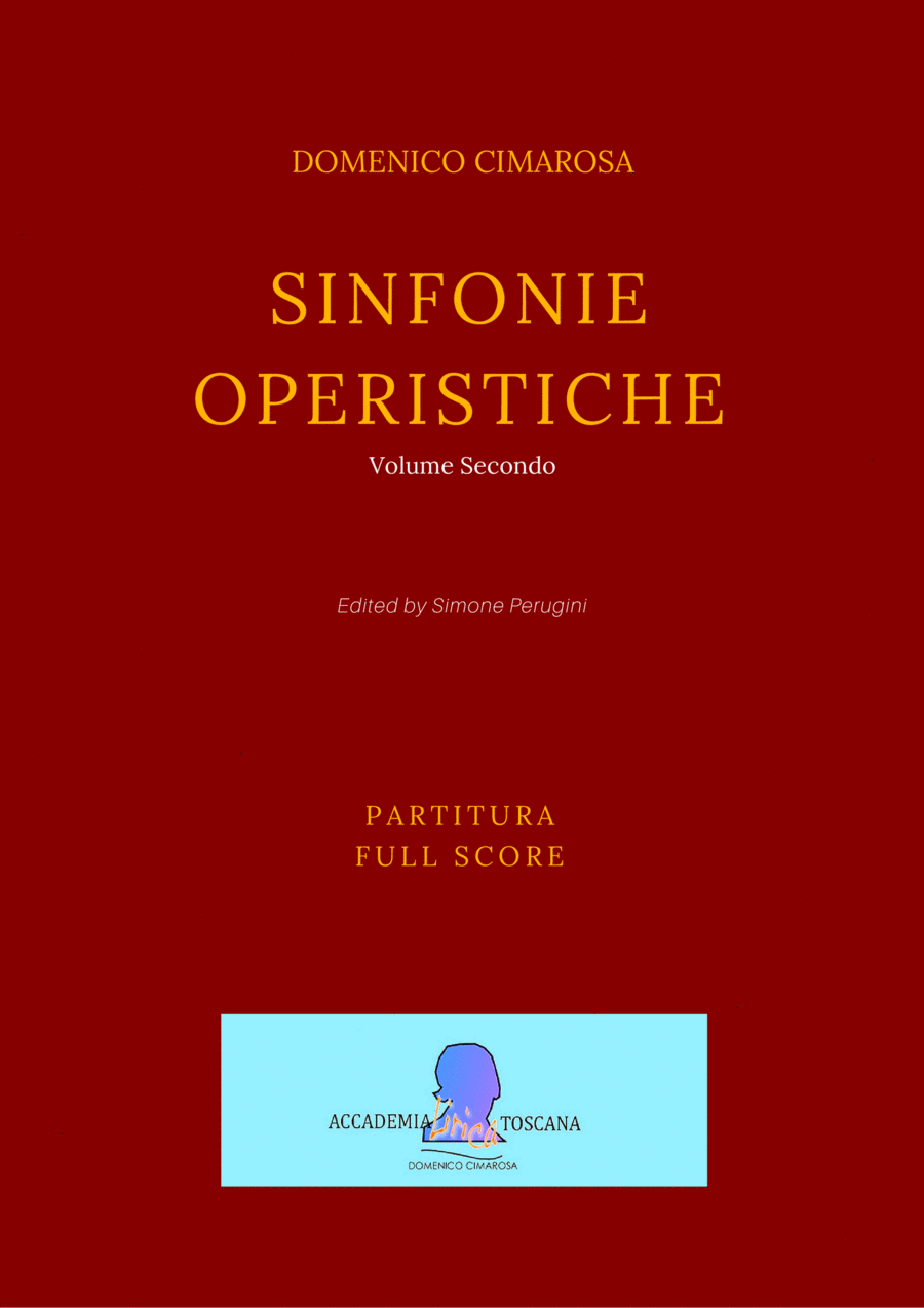 Sinfonie Operistiche (Vol. 2) - Opera Overtures (Vol. 2) [Full Score] Full Orchestra scores gallery preview page 1