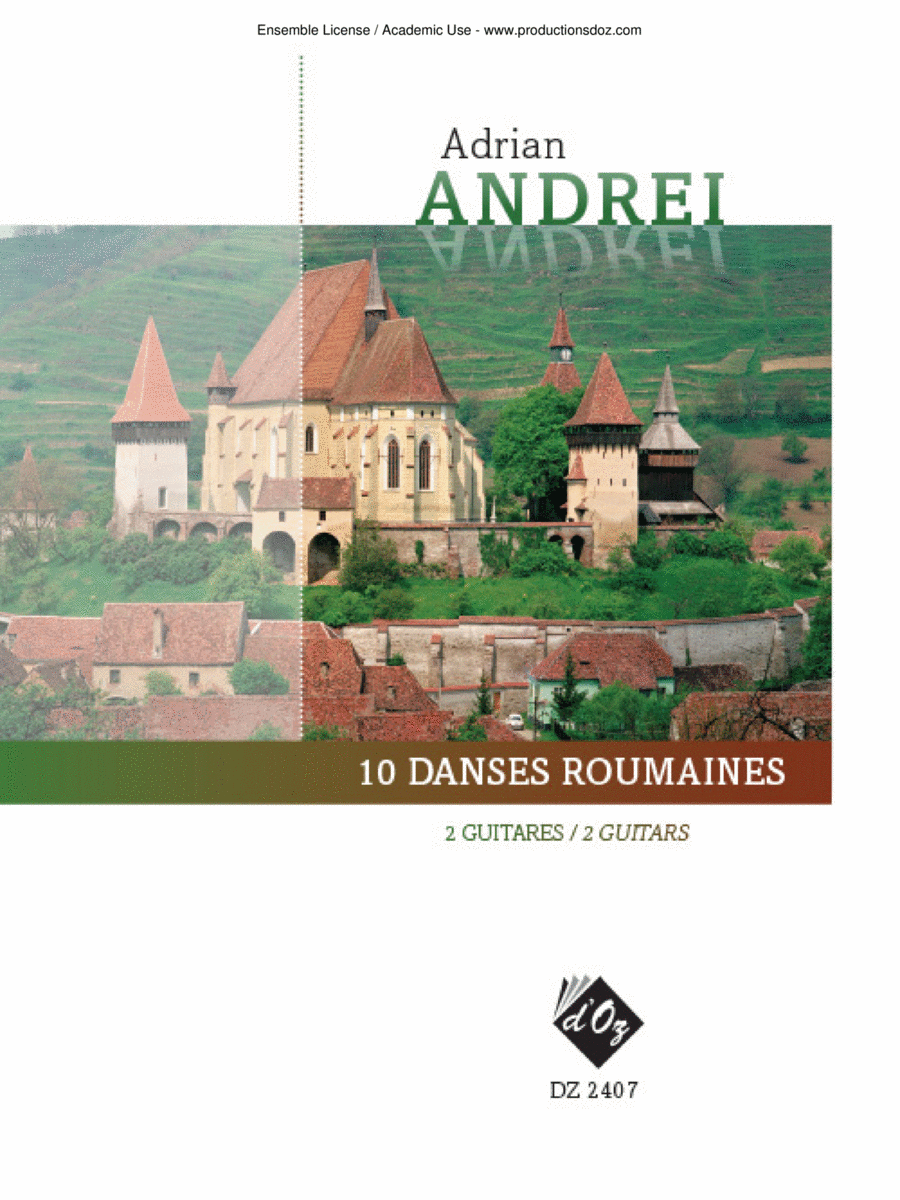 10 Danses roumaines 10 Danses roumaines Classical Guitar scores gallery preview page 1