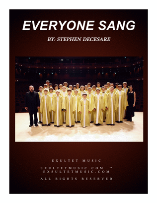 Book cover for Everyone Sang