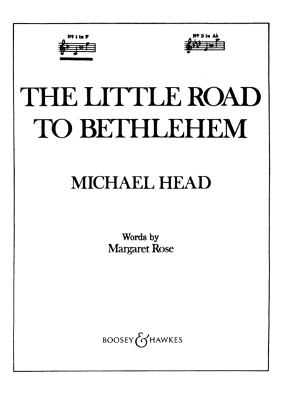 The Little Road to Bethlehem Low Voice scores gallery preview page 1