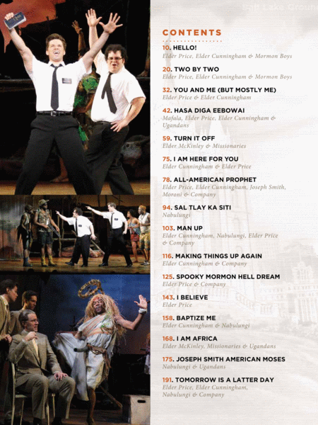 The Book of Mormon -- Sheet Music from the Broadway Musical