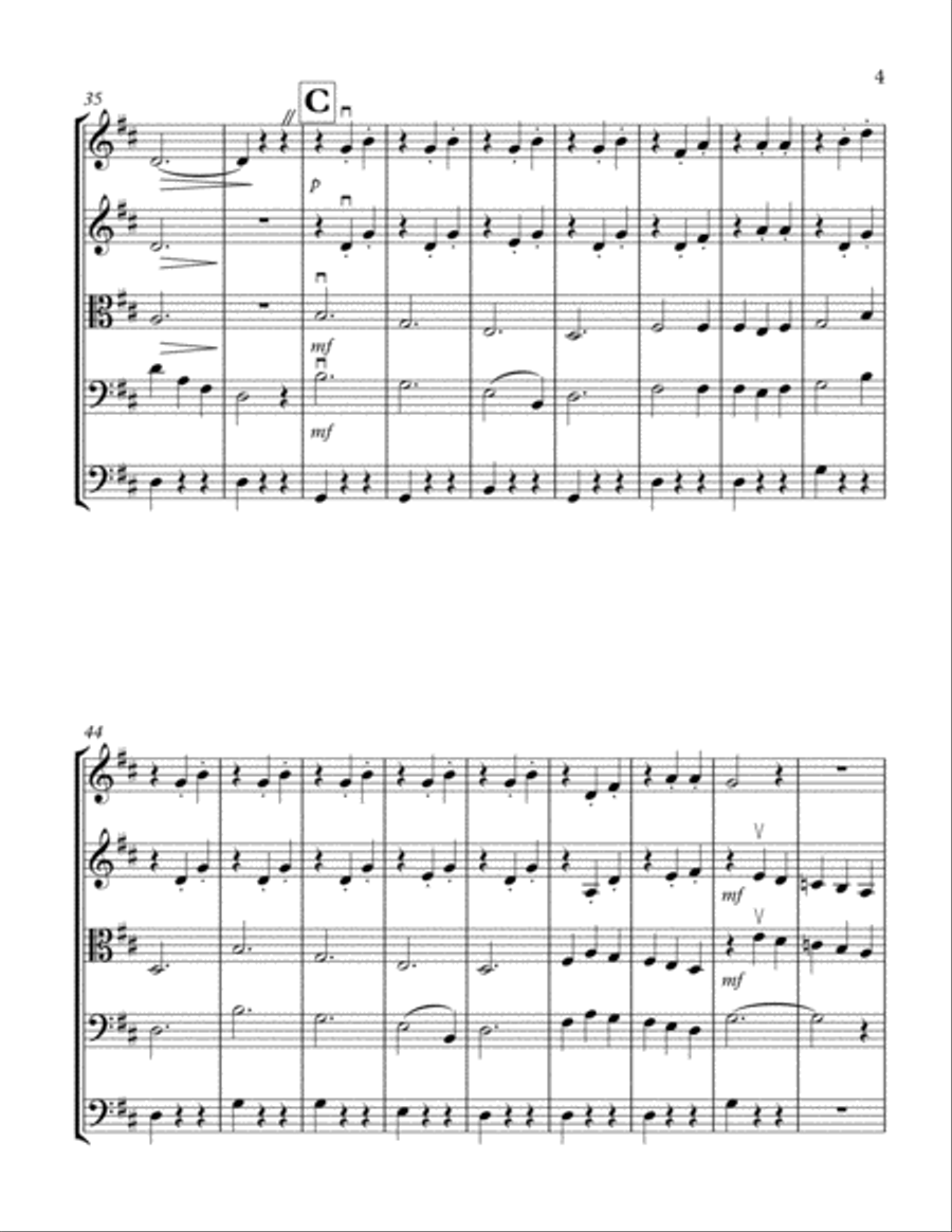 Viennese Waltz String Orchestra scores gallery preview page 5