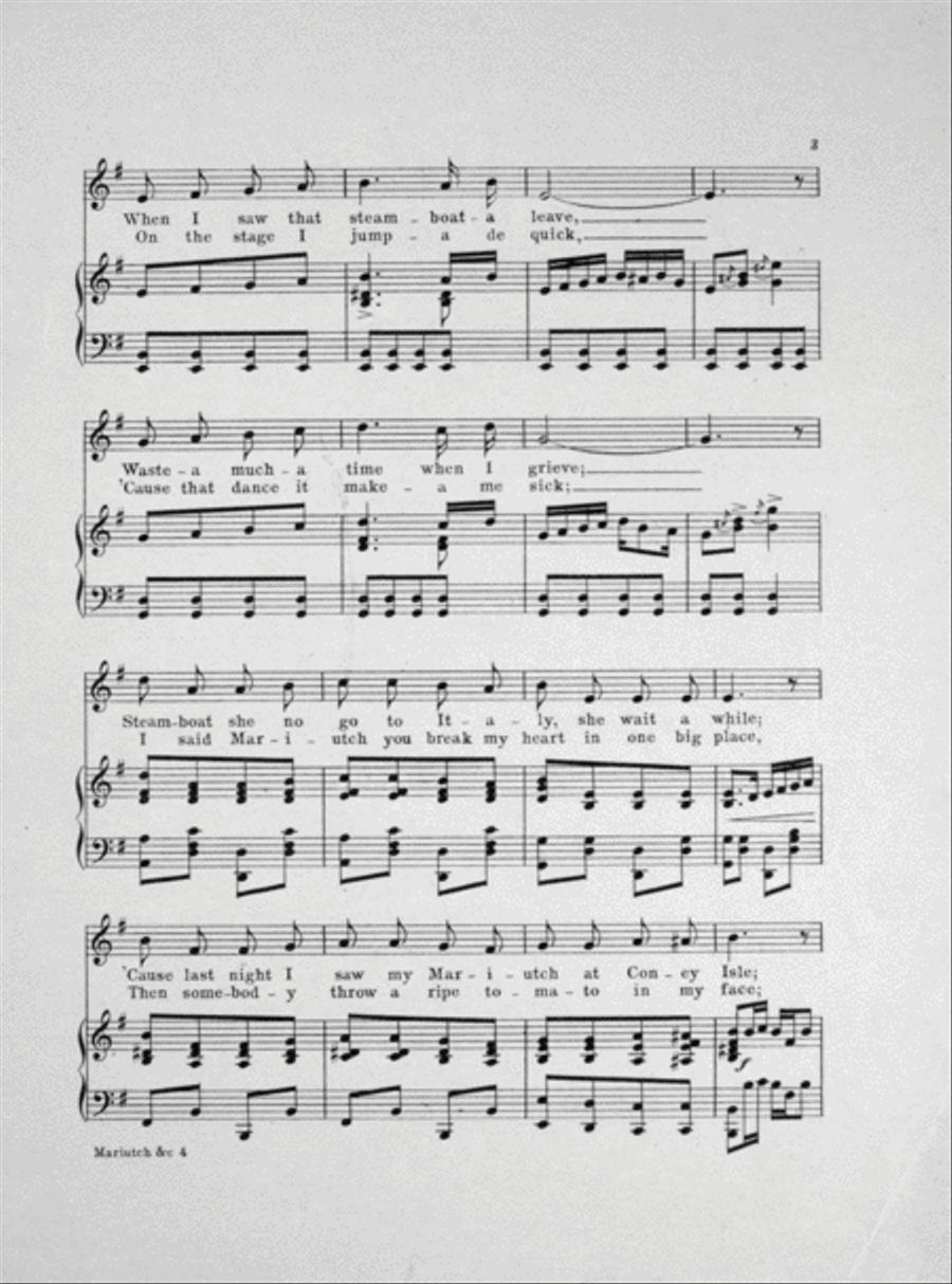 Mariutch Down at Coney Isle Voice scores gallery preview page 3