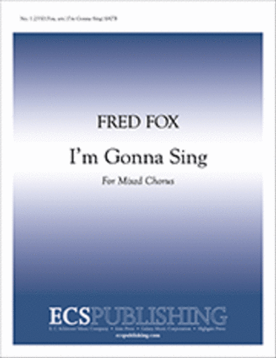 I'm Gonna Sing 4-Part scores gallery preview page 1