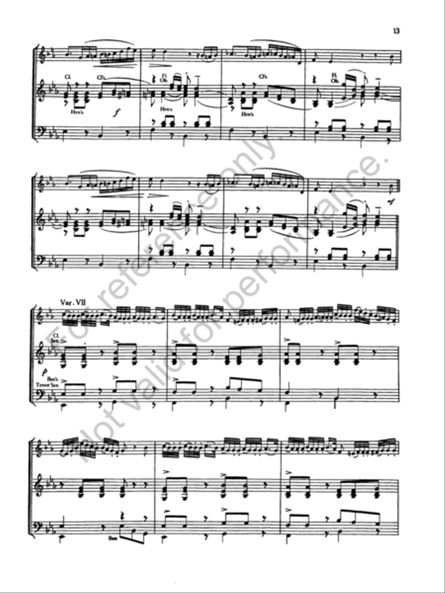 Carnival of Venice Concert Band scores gallery preview page 14