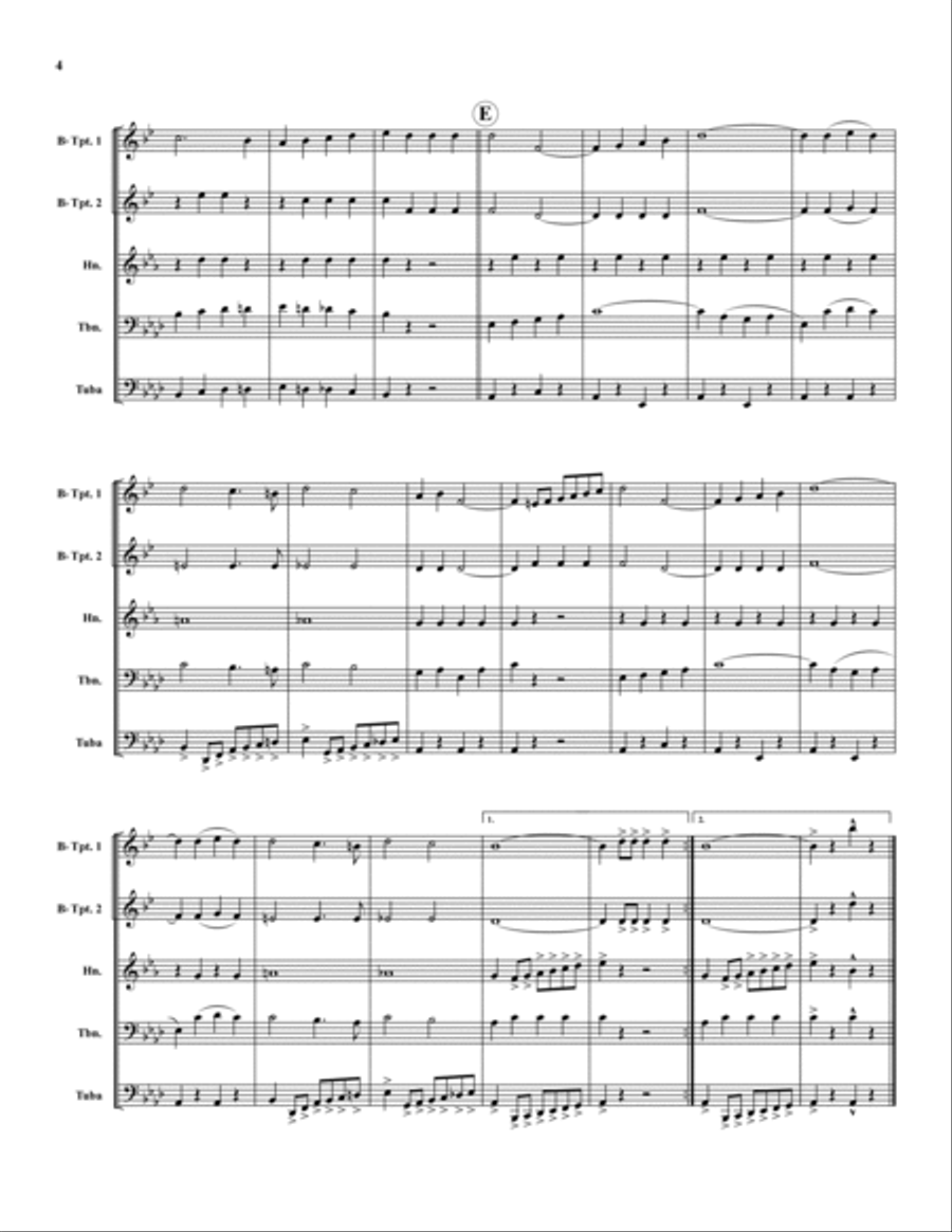 The Billboard March Brass Quintet scores gallery preview page 4