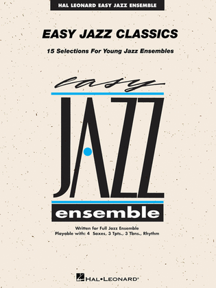 Book cover for Easy Jazz Classics – Conductor