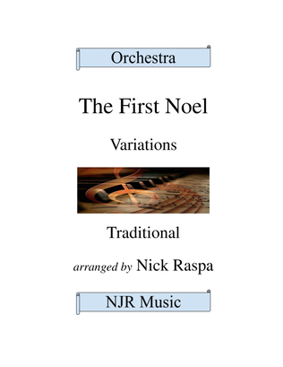 Book cover for The First Noel (Variations for Full Orchestra) Full Set