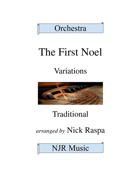 The First Noel (Variations for Full Orchestra) Full Set image number null