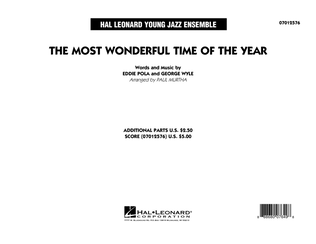 Book cover for The Most Wonderful Time of the Year - Conductor Score (Full Score)