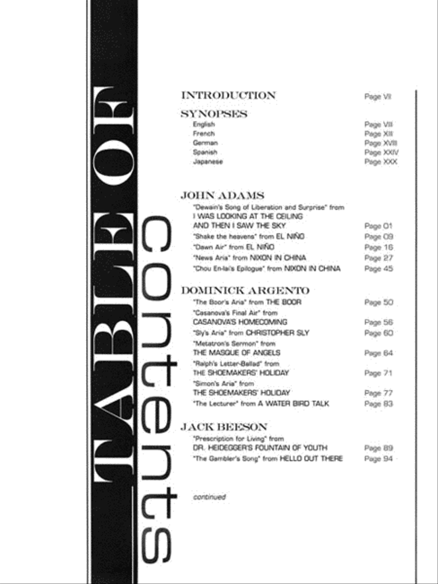 American Arias Voice Solo scores gallery preview page 3