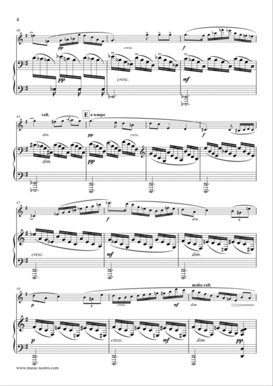 Godard - Idylle - No.2 from Op. 116 Suite de 3 Morceaux - Flute Flute Solo scores gallery preview page 4