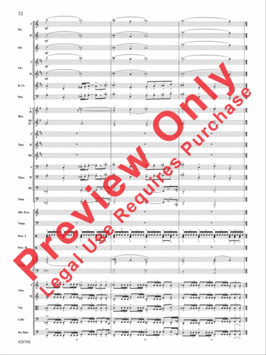 Man of Steel, Selections from Full Orchestra scores gallery preview page 33
