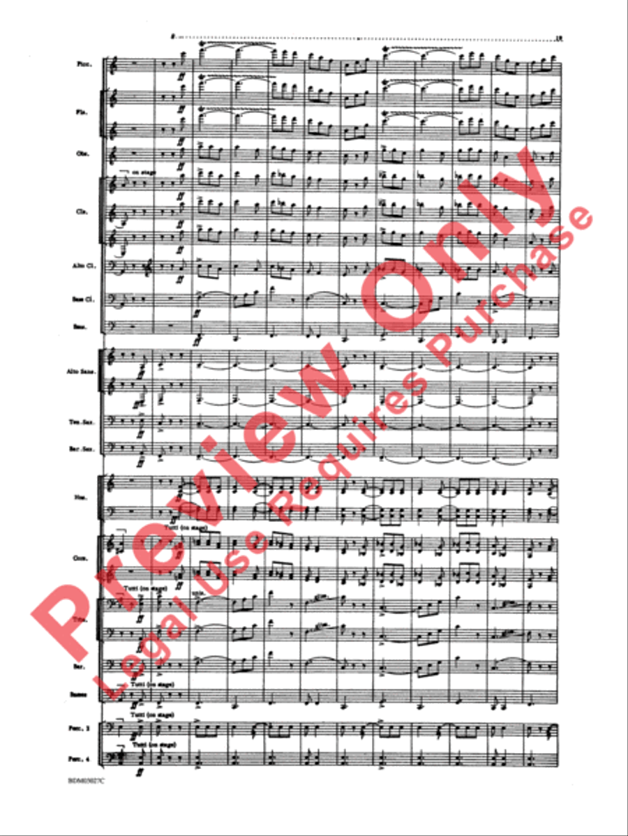 La Fiesta Mexicana La Fiesta Mexicana Concert Band scores gallery preview page 22