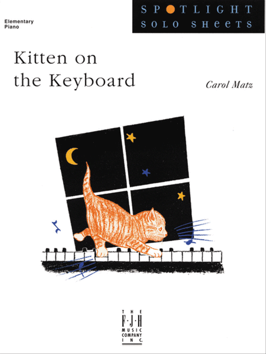 Kitten on the Keyboard Easy Piano scores gallery preview page 2