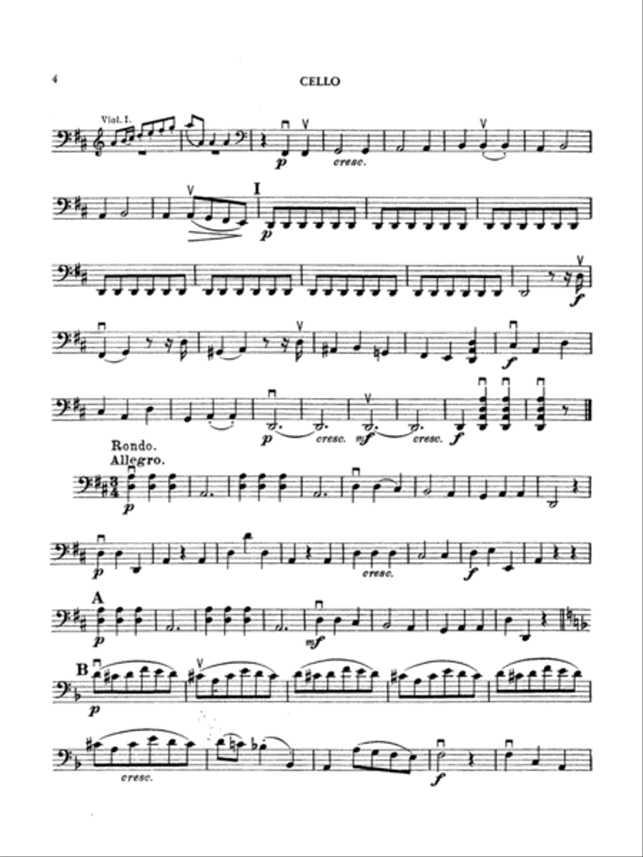 Boccherini: Nine Selected String Quartets String Quartet scores gallery preview page 2