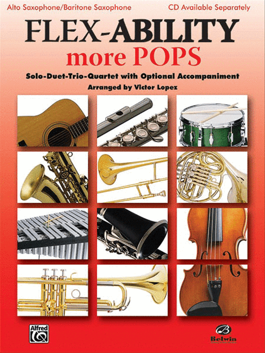 Flex-Ability More Pops -- Solo-Duet-Trio-Quartet with Optional Accompaniment Small Ensemble scores gallery preview page 1