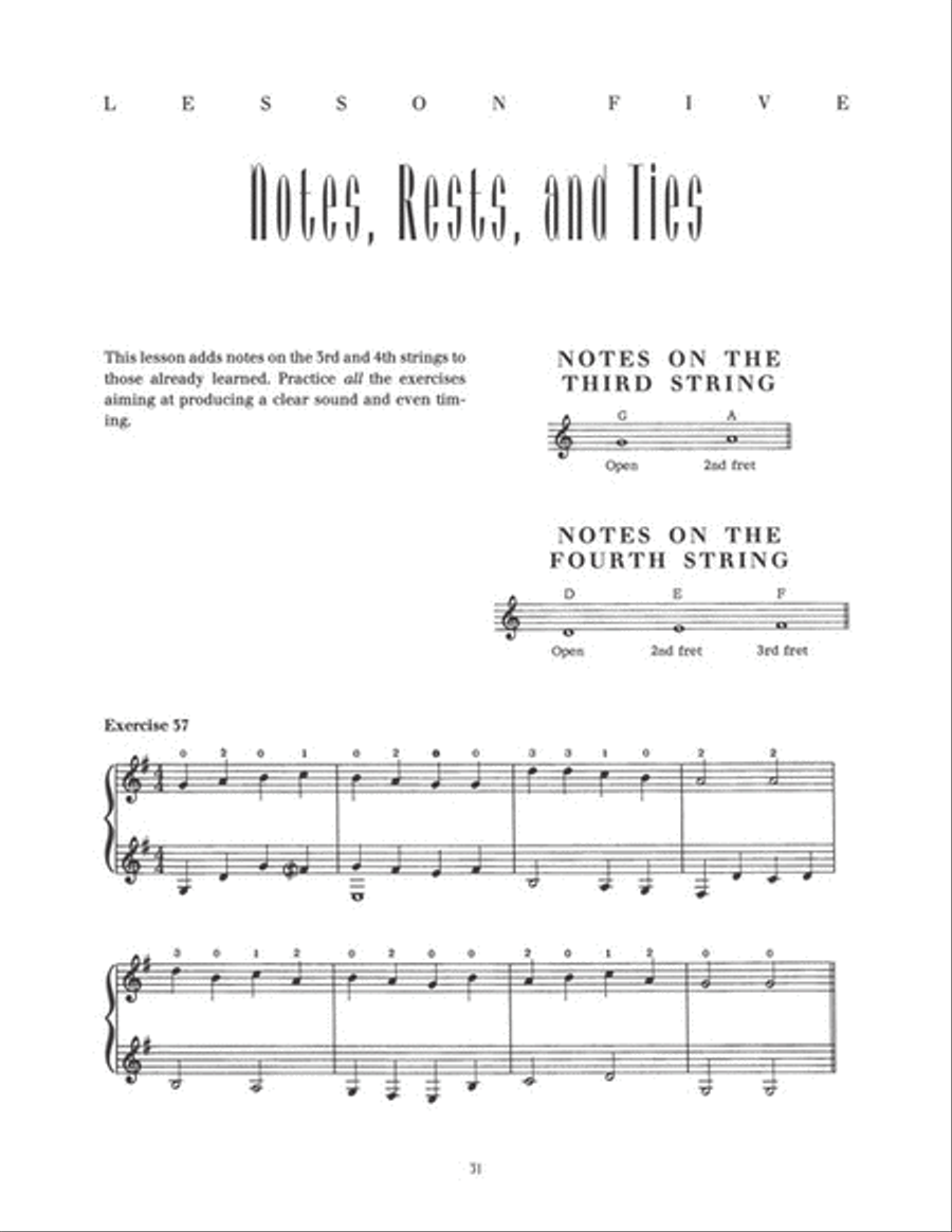 Solo Guitar Playing – Book 1, 4th Edition Acoustic Guitar scores gallery preview page 4