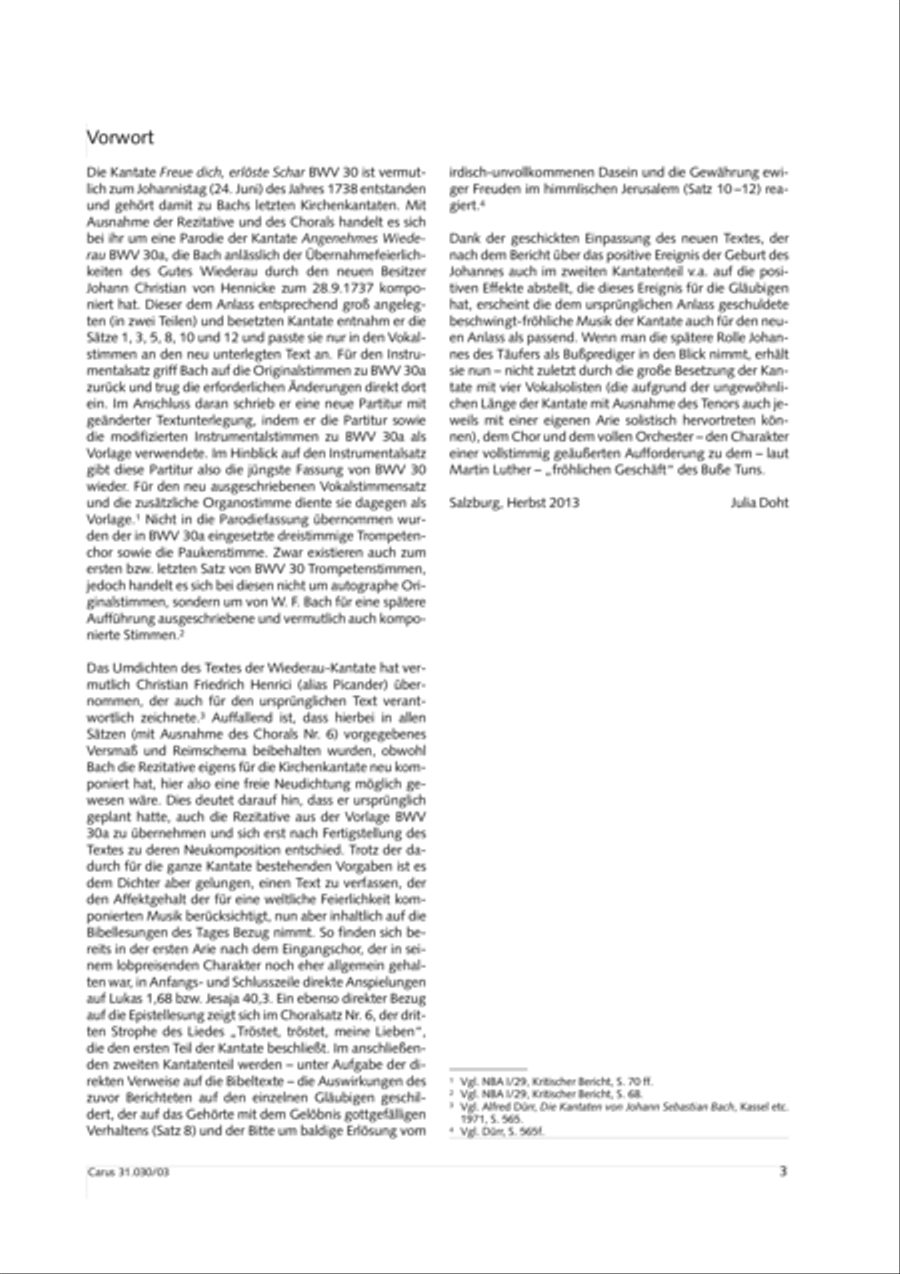 Joyful be, O ransomed flock (Freue dich, erloste Schar) 4-Part scores gallery preview page 4