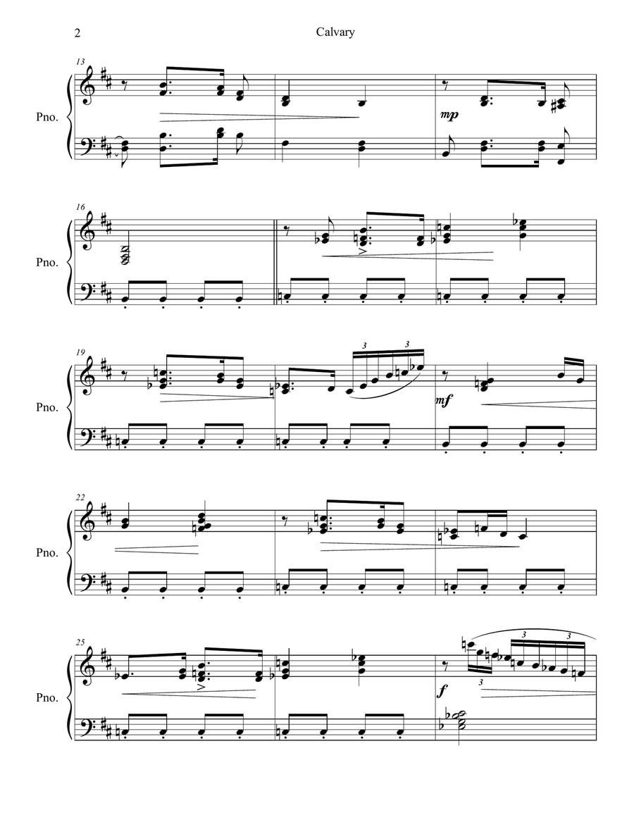 Calvary Piano Method scores gallery preview page 2