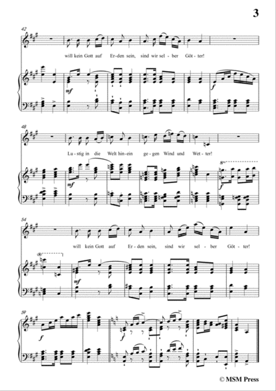 Schubert-Gute Nacht,from 'Winterreise',Op.89(D.911) No.1,in e minor,for Voice&Piano Piano, Vocal scores gallery preview page 5