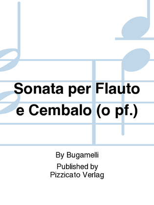 Sonata per Flauto e Cembalo (o pf.)
