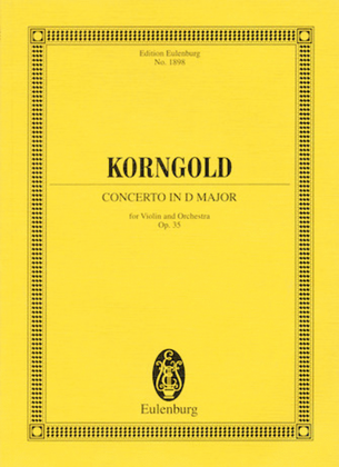 Book cover for Concerto in D Major, Op. 35