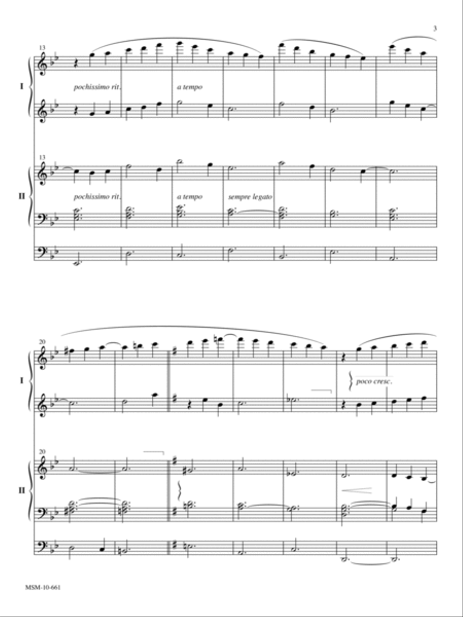 Come Home: An Organ Duet on Softly and Tenderly Jesus Is Calling Organ scores gallery preview page 2