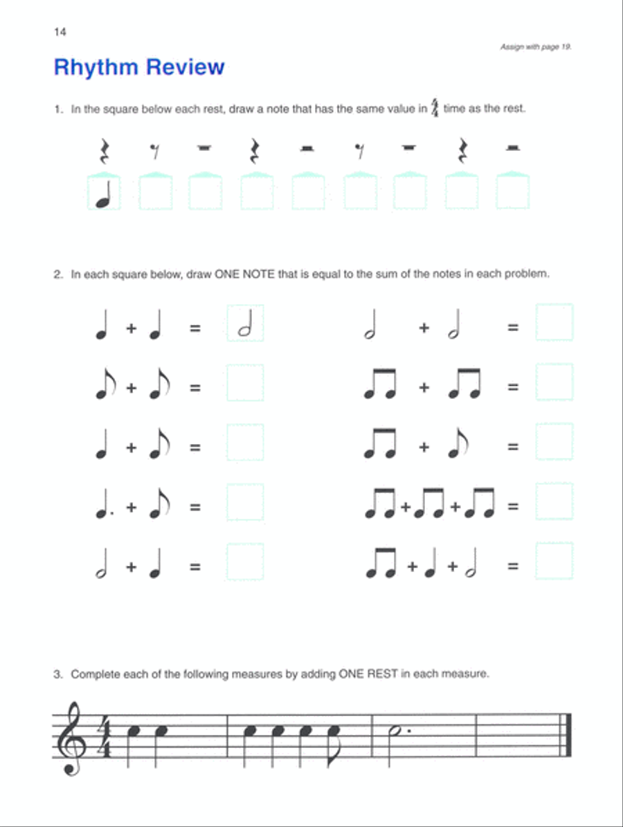 Alfred's Basic Piano Course Theory, Level 2