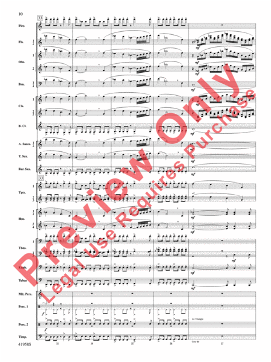 God's Country Concert Band scores gallery preview page 11