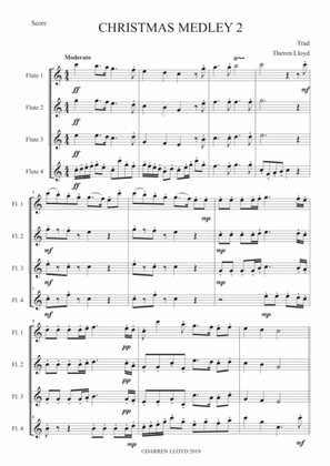 A Christmas Medley 2 - Flute Quartet
