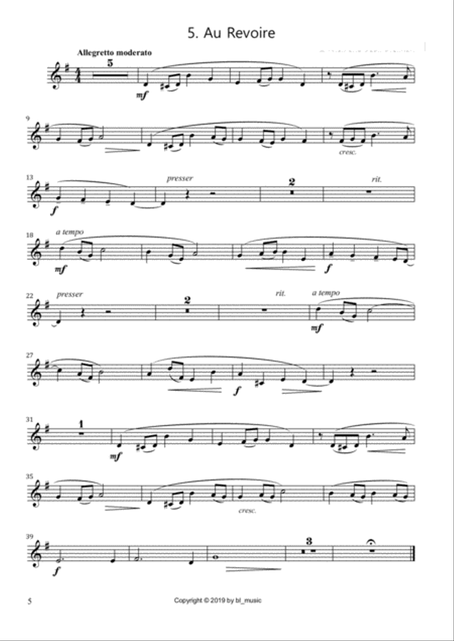 A Victorian Suite for Ocarina and Piano Piano scores gallery preview page 6