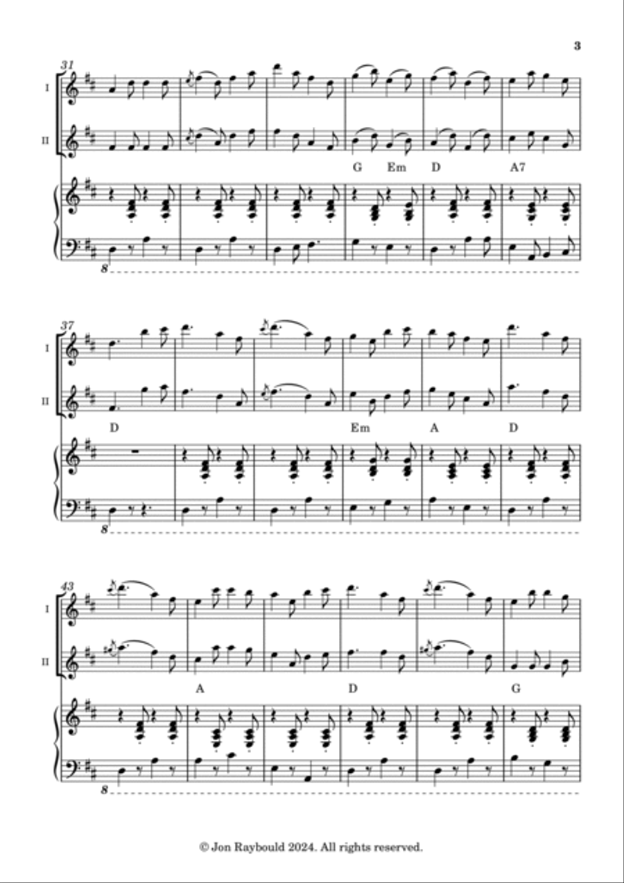 3 Postcards from Ireland 3 Postcards from Ireland Flute Duet scores gallery preview page 3