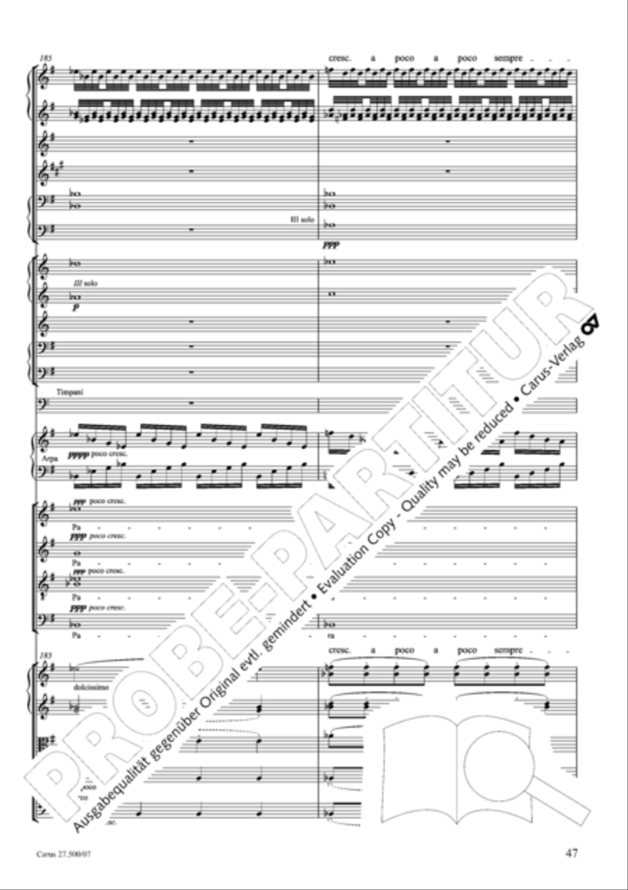 Quattro pezzi sacri Orchestra scores gallery preview page 48