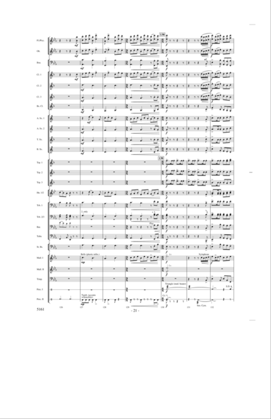 Into the Joy of Spring Concert Band scores gallery preview page 20
