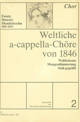 Book cover for Weltliche a-cappella Chore von 1846 Vol. 2