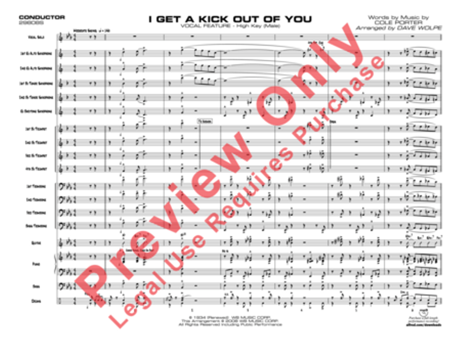 I Get a Kick Out of You Jazz Ensemble scores gallery preview page 22
