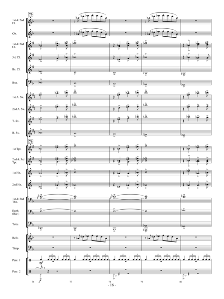 Northwind Concert Band scores gallery preview page 15
