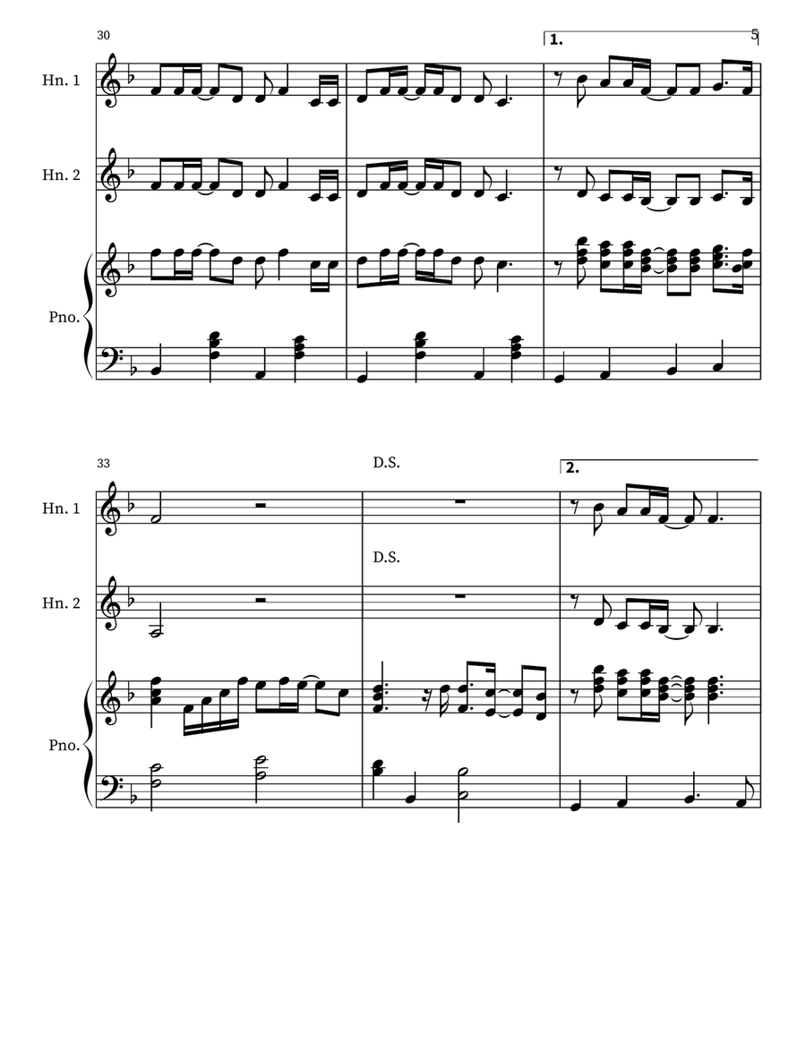 Nobody Loves Me Like You Do Brass Duet scores gallery preview page 5