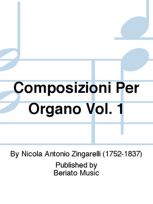Book cover for Composizioni Per Organo Vol. 1