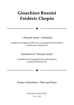 Variations on "Non piu mesta" for Flute and Piano